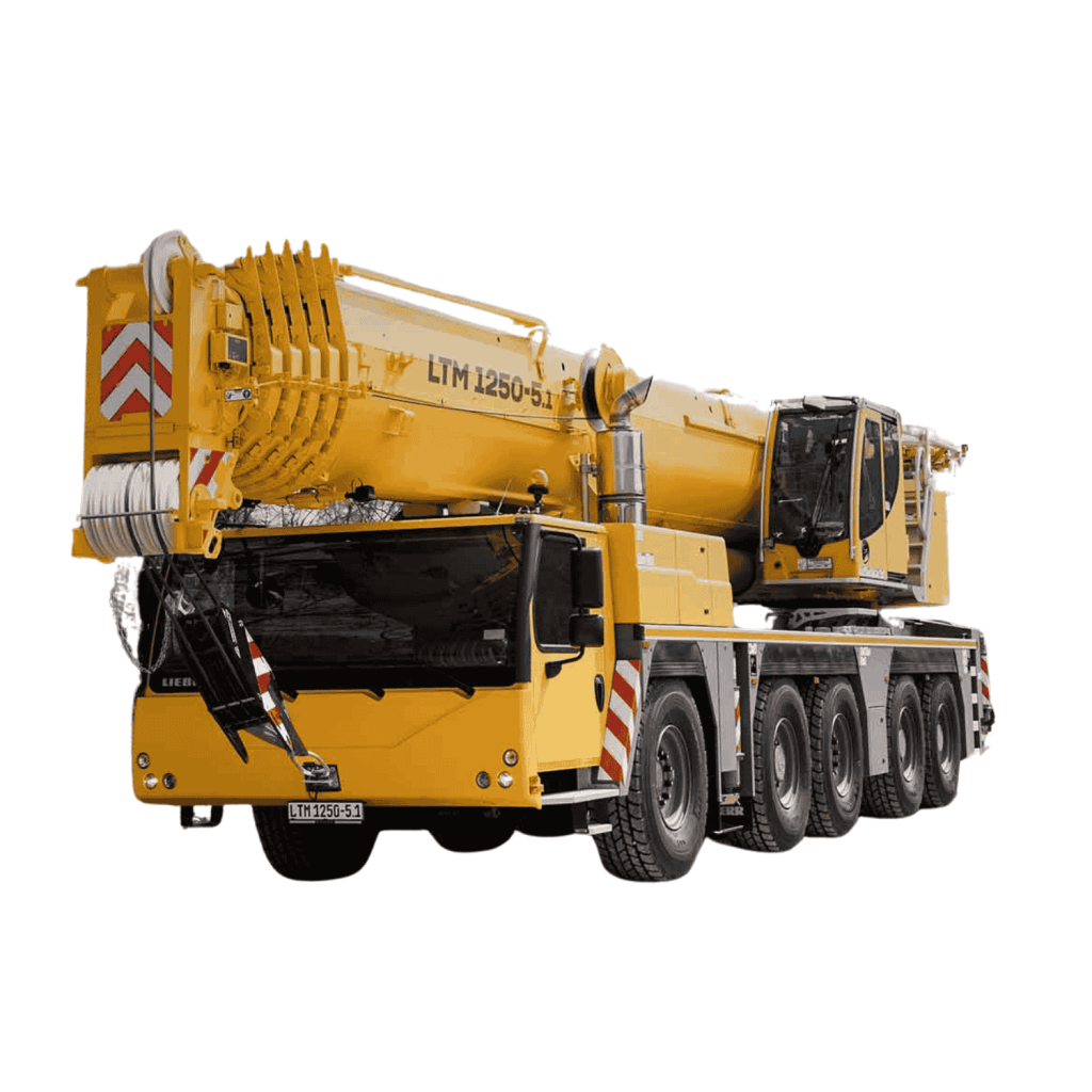 Grue mobile LTM 1250-6.1 Lierbherr vue face