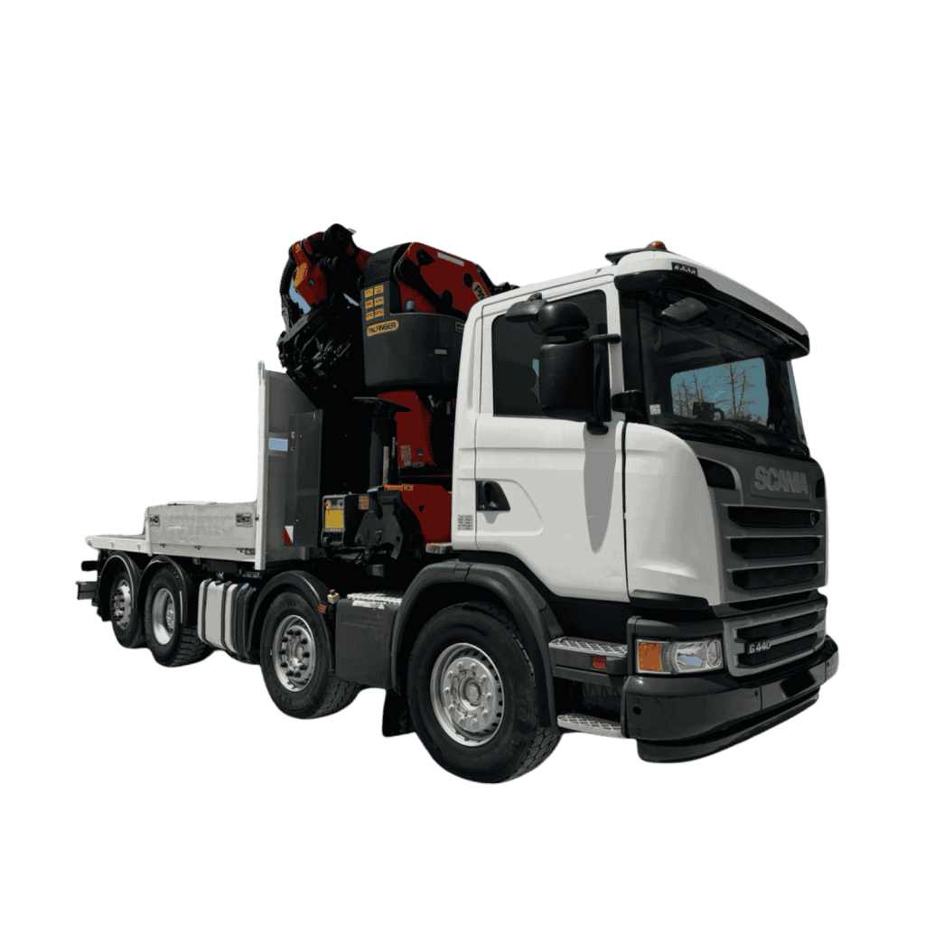 Illustration camion grue 65 t.m