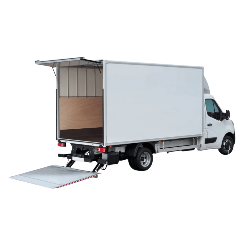 Illustration fourgon 20m3 avec hayon