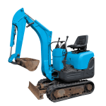 Illustration Micro pelle 800kg
